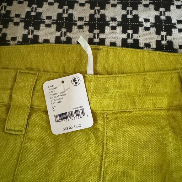 Free People Linen Skirt Sz S NWT - Picture 2 of 3